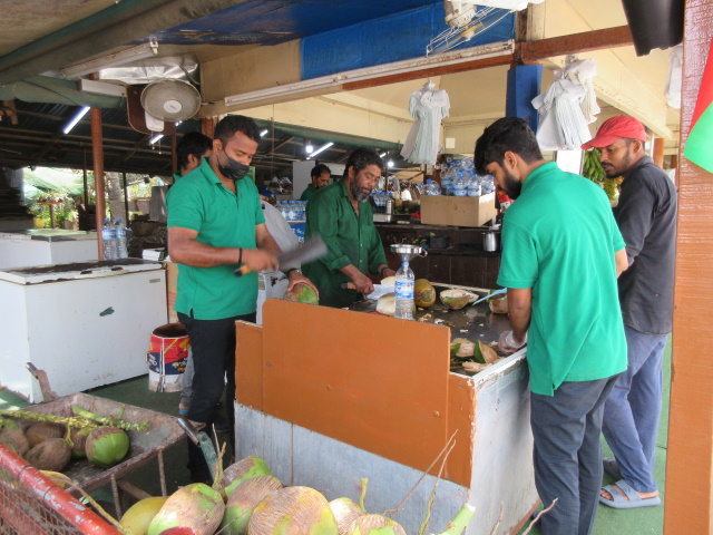 Coconut stall, Salalah